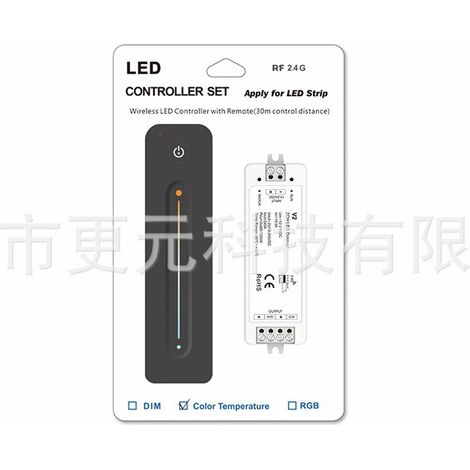 12-24VDC 2-Channel RF Color Temperature Controller Kit  5A V2 + R12