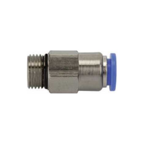 Riegler Gerades Rückschlagventil »Blaue Serie« Gew.-Schl., G 3/8 a. Ø10mm (1/5)