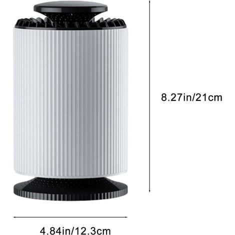 Purificateur avec veilleuse tactile, anti-formaldéhyde, mode nuit. Pour chambre, voiture, hôtel, bureau. (1/4)