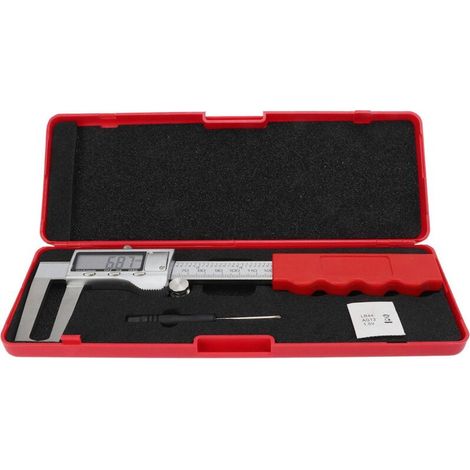 Micromètre pour rotor de frein à disque Unité de fractions métriques en pouces Écran LCD 0-150 mm Outil de mesure universel de haute précision