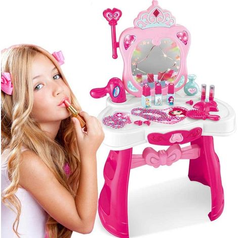 Specchiera Make Up per Bambina con Scettro Magico Centro Bellezza per Bambine (1/5)