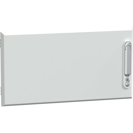 PrismaSeT IP40-Tür, 330 mm hoch, reversibel, mit 1 Schloss und 6 vertikalen Modulen (1/2)