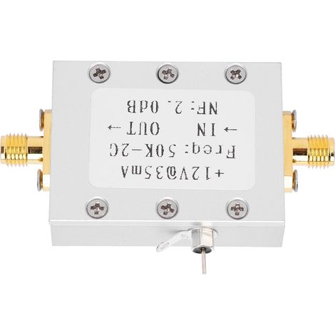 Amplificateur RF LNA 2G 10K, Gain 31DB à 0.5G, Faible Bruit, Large Bande pour Communication (1/5)