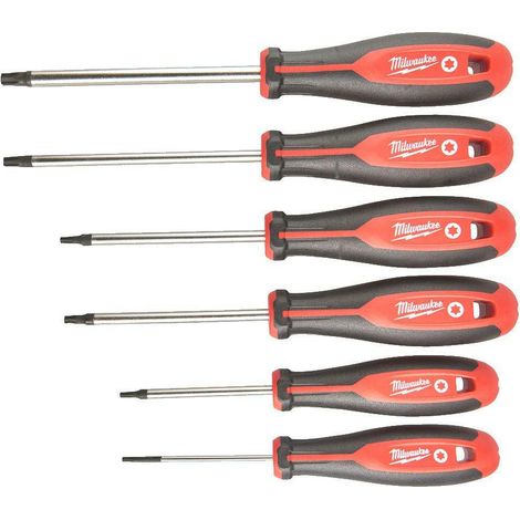 MILWAUKEE WKRĘTAKI ZESTAW 6szt. TORX