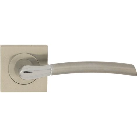 DOMINO Poignée de porte PRESTO-QR M6/M9 Poignée Sans rosace Chrome/nickel brillant (1/5)