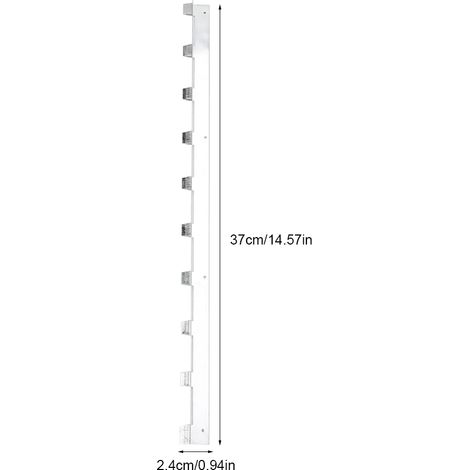 [Imkereibedarf] - Robuste Metall-Bienenstockrahmen - 6 Stück - Abstandshalter (37 x 2,4 cm, 187 g) (1/5)