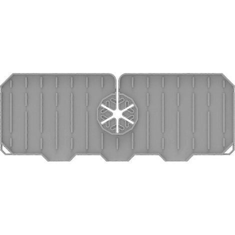 Robinet d'évier en silicone avec essorage pour évier de cuisine/restaurant-Gray