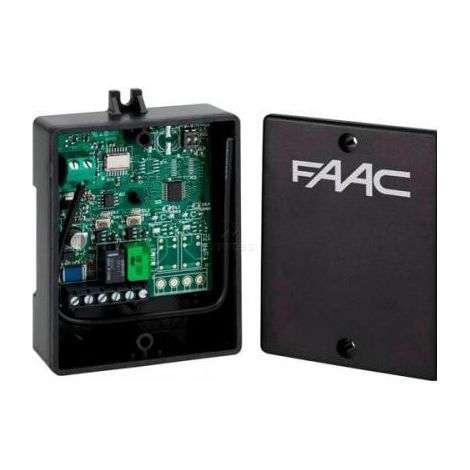 Récepteur radio 433Mhz bicanal pour motorisation – Compatible avec FAAC – Installation facile – Signal stable et puissant (1/6)