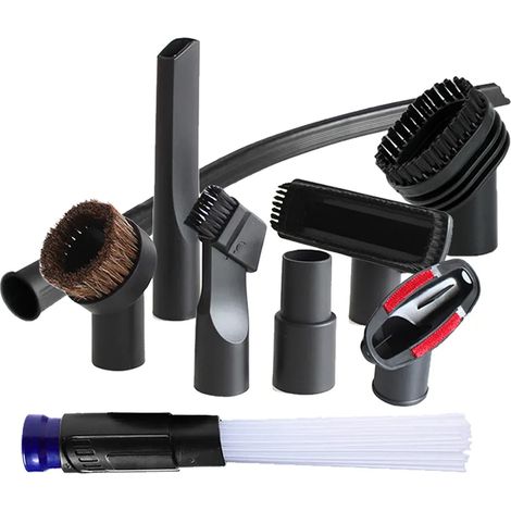 Ugello universale per aspirapolvere, testina con spazzola di aspirazione per aspirapolvere da 32 mm, 35 mm, 1 1/4 pollici, 1 3/8 pollici, accessori per aspirapolvere, bocchetta per fessure per letto e