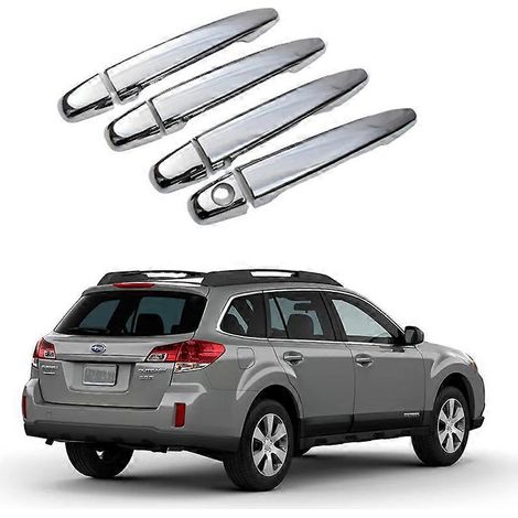 Passend für Subaru Aohu und Subaru Outback (Baujahre 2010–2014): Türgriffabdeckung – Hochglanzschwarz, 1-Loch (1/5)