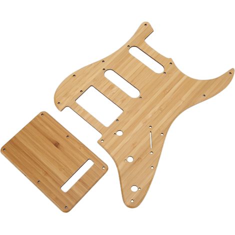 Plaque protectrice en bambou anti-rayures pour guitare, design décoratif style ST, couleur GSSH05 (1/5)