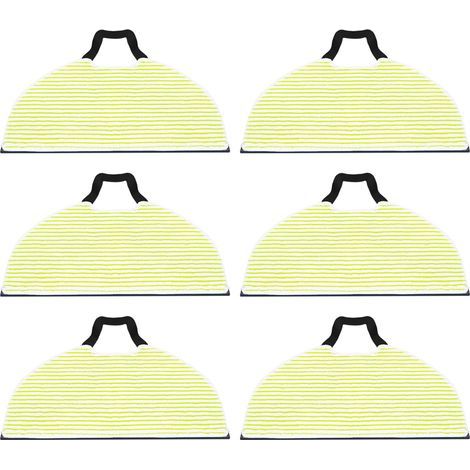 Lot de 6 lingettes de nettoyage compatibles avec le robot aspirateur laveur 2-en-1 Shark Matrix Plus AI Ultra (modèles AV2610WA, RV2610WA, RV2610BTUS, AV2620WA, AV2630WA, RV2410WD, RV2402WD) (1/5)