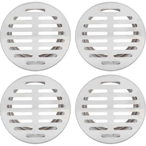 6 Stainless Steel Floor Drain Covers with Adjustable Tilt (1/5)
