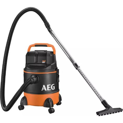AEG – Aspirateur de chantier 18V – 20L – Aspiration humide et sèche – Moteur haute performance – Filtration HEPA – Compact et maniable (1/5)