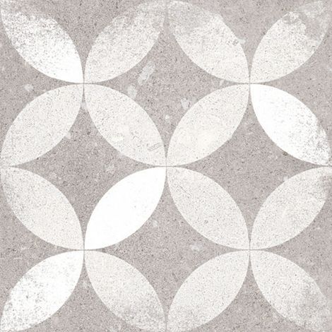Eiffel Art Construction – Carrelage sol et mur effet ciment 20x20 cm – Motif rosace – Grès cérame – Finition mate – Pour espaces intérieurs et extérieurs (1/4)
