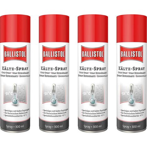BALLISTOL Spray réfrigérant, 300 ml, lot de 4