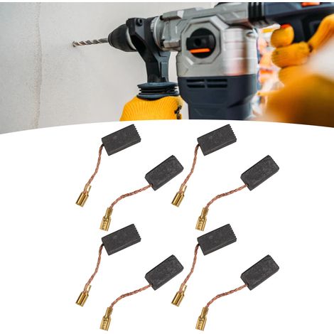 Lot de 20 balais de carbone pour meuleuse d'angle, marteau électrique, pic électrique, machine de découpe, polisseuse à balais de carbone, perceuse électrique et accessoires pour outils électriques. (1/5)