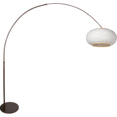 Steinhauer - stehlampe - Sparkled Light - braun - metall textil -