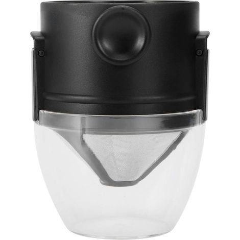 Reusable stainless steel paperless coffee filter, manual brewing of tea and coffee, portable design for home, office, and travel