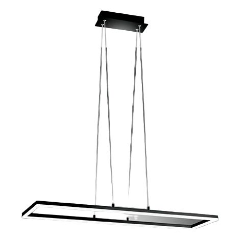 BARD SOSPENSIONE NERA L.92X32CM A LED 3000K - 52W - 5180 lm DIMMERABILE (1/3)