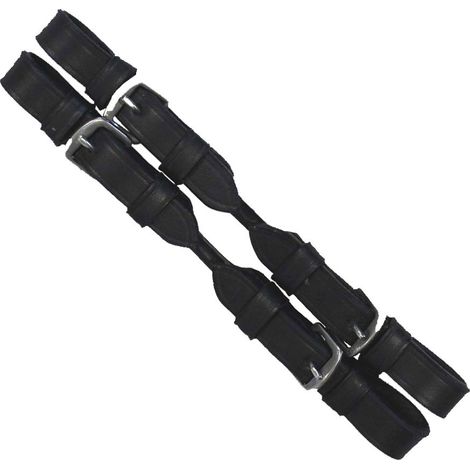 nero - Leder Pelham Brücke, kurzes Modell 16 cm