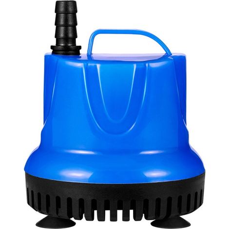 Tauchpumpe Extrem leise, multifunktionale Umwälzpumpe mit Griff für Teich, Aquarium, Hydrokultur und Zierfischbrunnen mit 1 Meter Netzkabel, 10 W (1/5)
