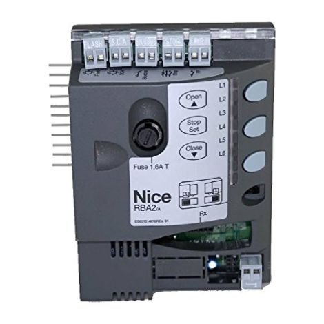 Centrale Scheda Quadro Comando Motore Scorrevole ROBUS RBA2 Ricambio NICE SPRBA2