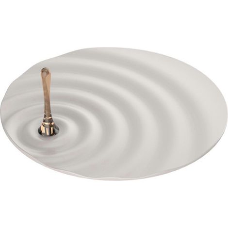 Copertura impermeabile per scarico a pavimento con motivo ondulato, buona elasticità, buona tenuta, anti-intasamento, deodorante, per bagno, Kaesi (1/5)