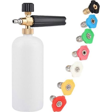 High nettoyeur haute pression outil voiture rondelle outil 7 buses voiture lavage et jardin nettoyage arrosage (1/5)