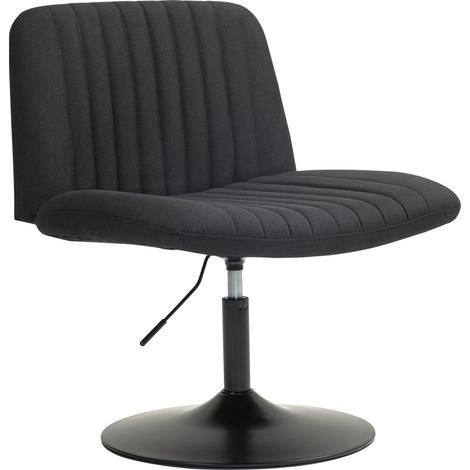 SVITA EMILY Loungesessel Relaxsessel höhenverstellbar 360° drehbar Schwarz
