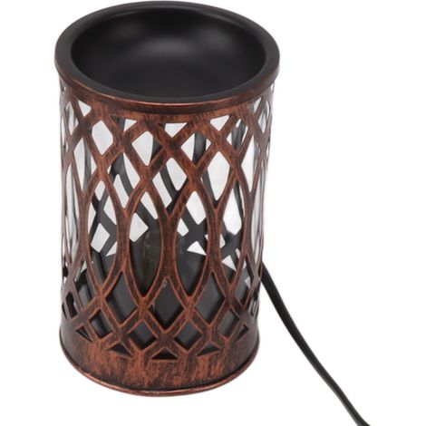 Chauffe-cire électrique avec coque en maille ajourée, idéal pour la décoration de la maison ou du bureau. Douille 110-220 V, prise américaine 110 V. (1/5)
