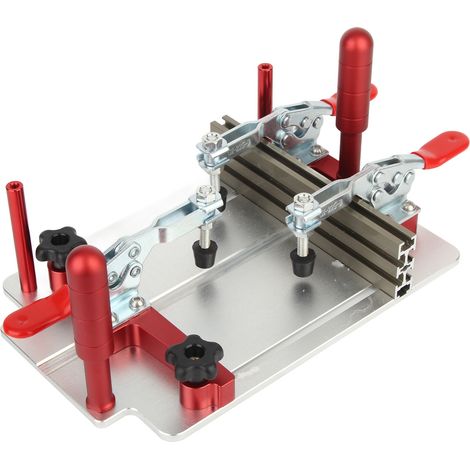 Guide de coupe pour table de défonceuse, rail de guidage, pince de sécurité, alliage d'aluminium pour la découpe du bois (1/5)