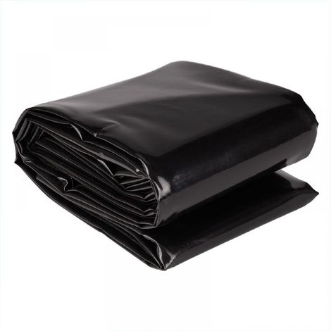 1 Bâche d'étang HDPE 305x457cm épaisseur 12mil flexible résistant aux UV pour jardin aquaculture (1/5)