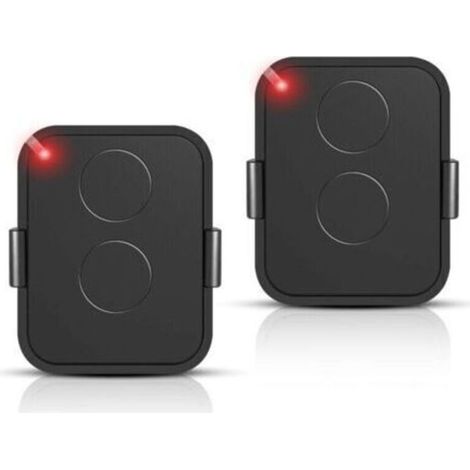 Lot de 2 Télécommande Compatible Nice Era FLO1R-S,FLO2RE-S,FLO4R-S ,433,92 MHz Télécommande Porte de Garage,Rolling Code,2 Canaux(No (1/4)