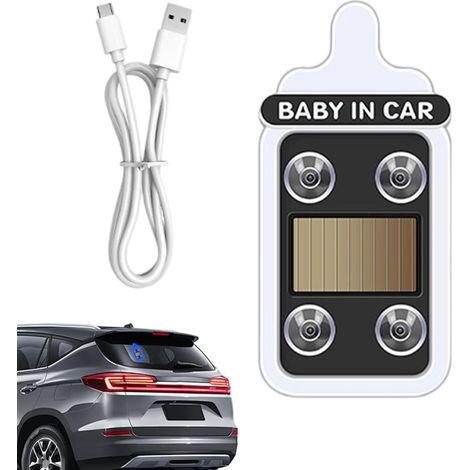 Éclairage Intérieur Voiture Alimentation Solaire et Forte (1/5)