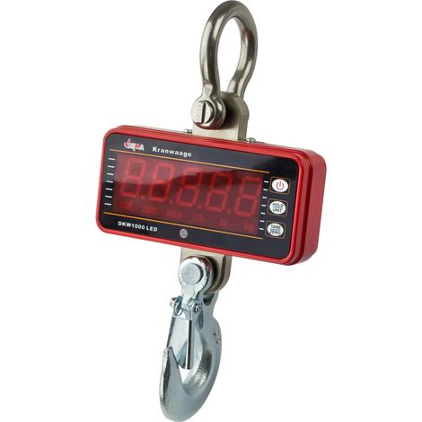 Kranwaage DKW1000 LED Hängewaage Zugwaage Wildwaage Industriewaage Waage