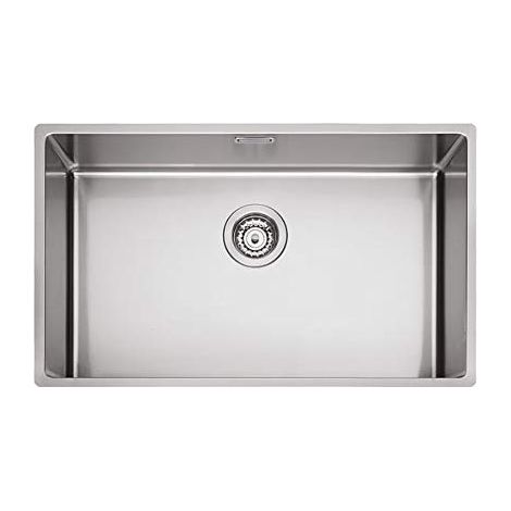 Lavello Plados acciaio 1 vasca 740x440 filotop-incasso slim (1/2)
