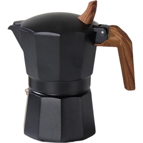 Coffee Mug, Moka Pot Coffee Maker for Gas, Electric Stove Top, Classic Coffee Maker (1/4)
