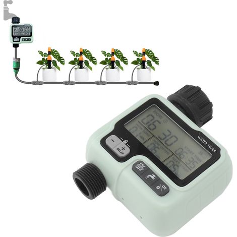 Programmateur d'arrosage automatique - Système de contrôle d'arrosage différé/manuel/automatique - Programmable pour terrasses et pelouses (1/5)