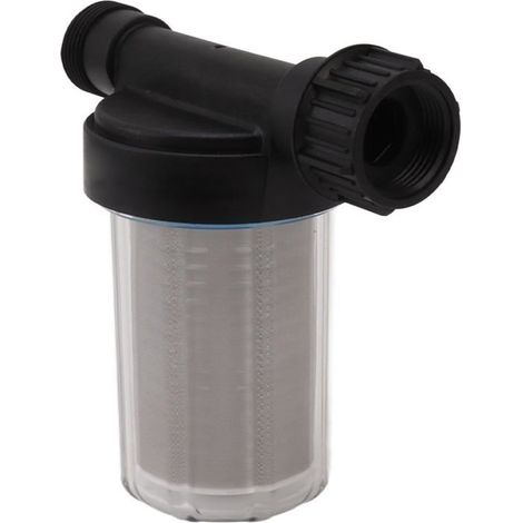 Filtre de Tuyau d'arrosage, Filtre de Pompe à Eau en Acier Inoxydable 304 G3/4, écran à Mailles en Ligne Transparent pour Nettoyeur (1/5)