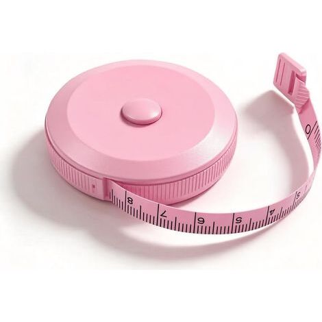 Mètre ruban de couture de 1,5 mètre (lot de 2) – Mètre ruban télescopique pour mesurer les mensurations corporelles – Mètre ruban double face gradué (1/5)
