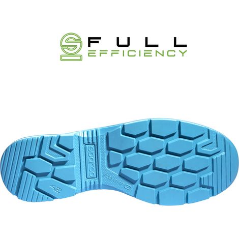 Sparco scarpa Indy-He Sunny S3S Nere/Celeste Tg.47 calzature di sicurezza in materiale antiabrasione con puntale in vetroresina amagnetico Nero/Celeste 47 (1/5)