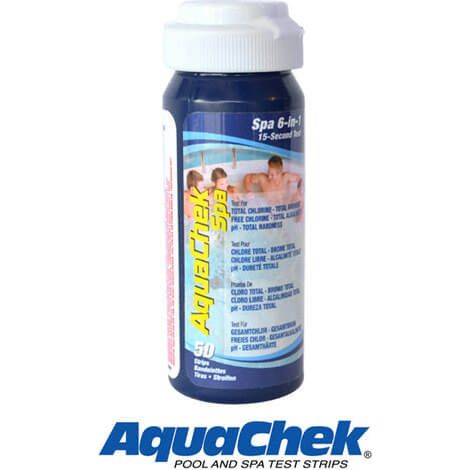Bandelettes de test AquaChek Spa 6 en 1 (x50 Bandelettes) (1/2)