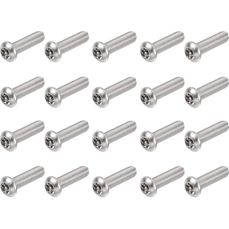 20Pcs M8x30mm Torx Sécurité Machine Vis 304 Acier Inoxydable (1/5)
