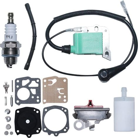 Kit de réparation carburateur bobine d'allumage pour tronçonneuse Husqvarna 272 268 266, Tillotson Rk-23Hs, 544018401 (1/5)