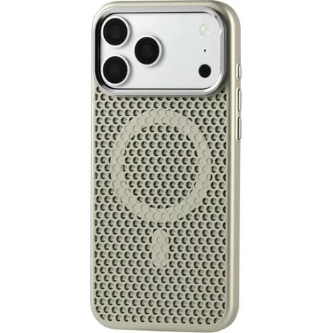 (Gris titane, iPhone 12) Coque de téléphone mate pour une dissipation thermique optimale, avec cadre de caméra en métal résistant aux chutes.