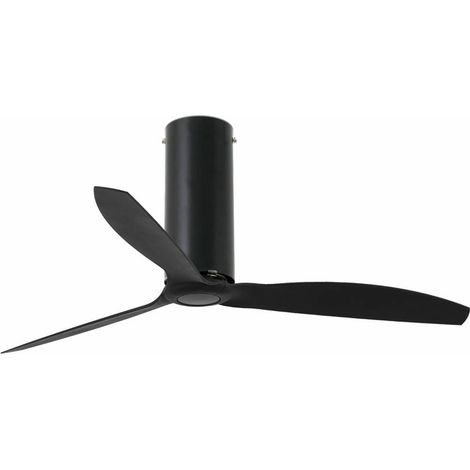 Ventilateur de plafond DC Tube Noir mat (1/5)