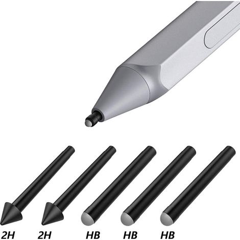 Pennarelli, punte per Surface Pen, punte per penne, punte di ricambio per Surface Pen (5 pezzi, tipo HB originale) Punta originale per Surface Pen, per Surface Pro 2017 Pen (modello 1776), Surface Pro