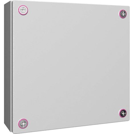 Rittal KX 1511.000 Coffret d'installation, Boîtier mural 400 x 400 x 120 Tôle d'acier gris clair 1 p