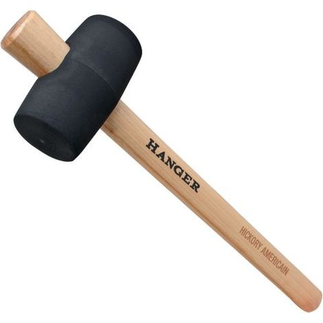 Gummihammer schwarz 55 mm